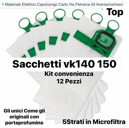 Sacchetti folletto vk140 - sacchetti,