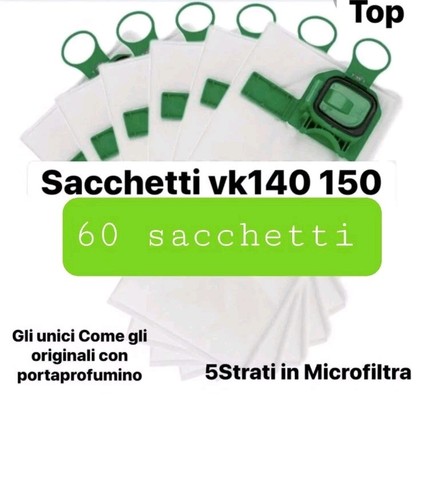 Sacchetti folletto vk150 vk140 - sacchetti,