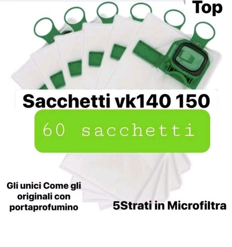 Sacchetti folletto vk140 vk150 - sacchetti,